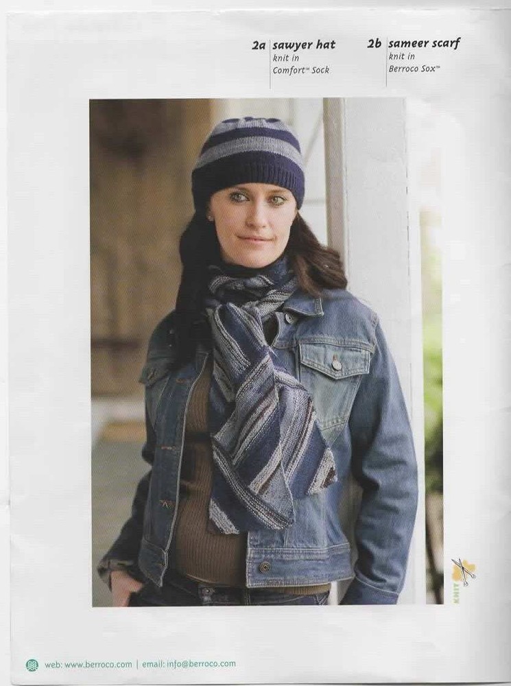 BERROCO SOCKCETERA # 280 KNIT PATTERN BOOKLET