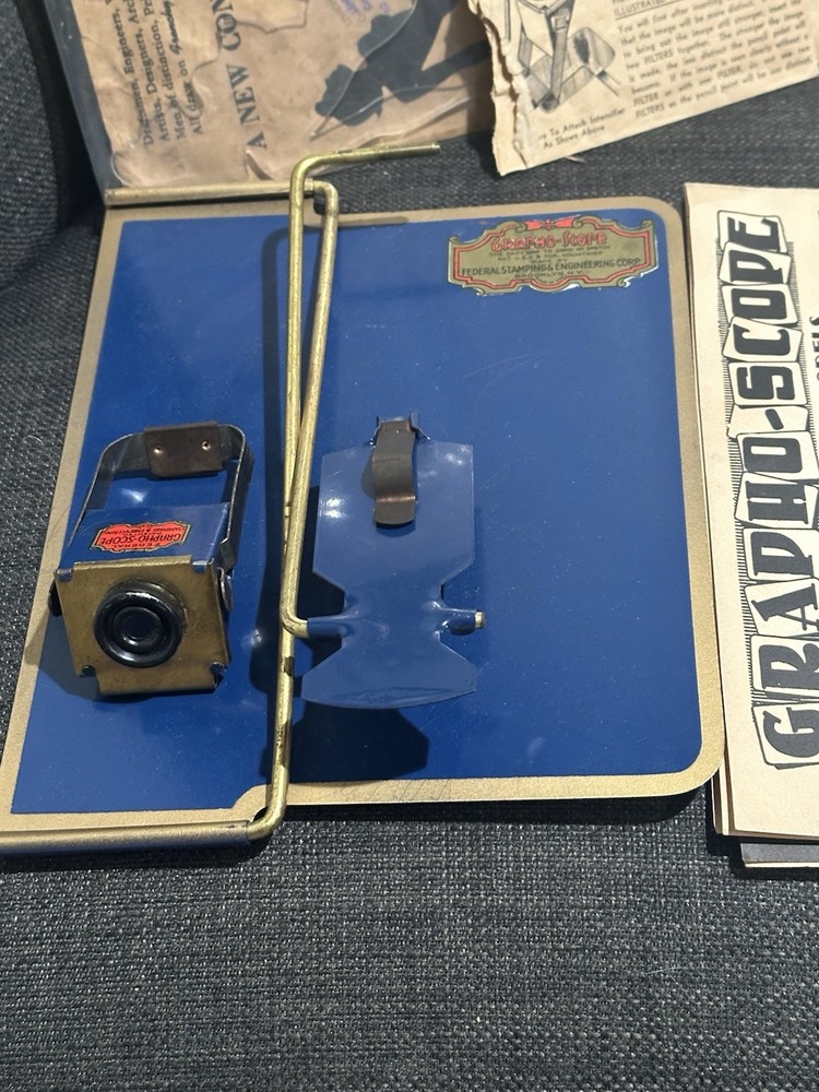 Antique Grapho-Scope Sketch And Draw Set ORIGINAL