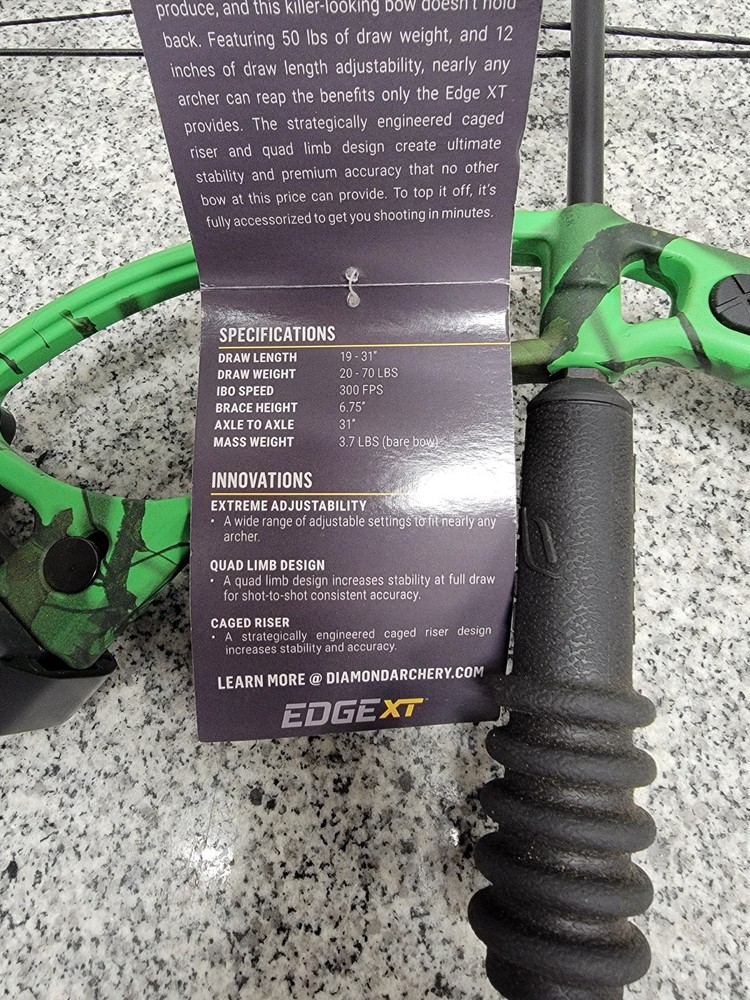 Diamond Archery Edge XT RH Compound Bow