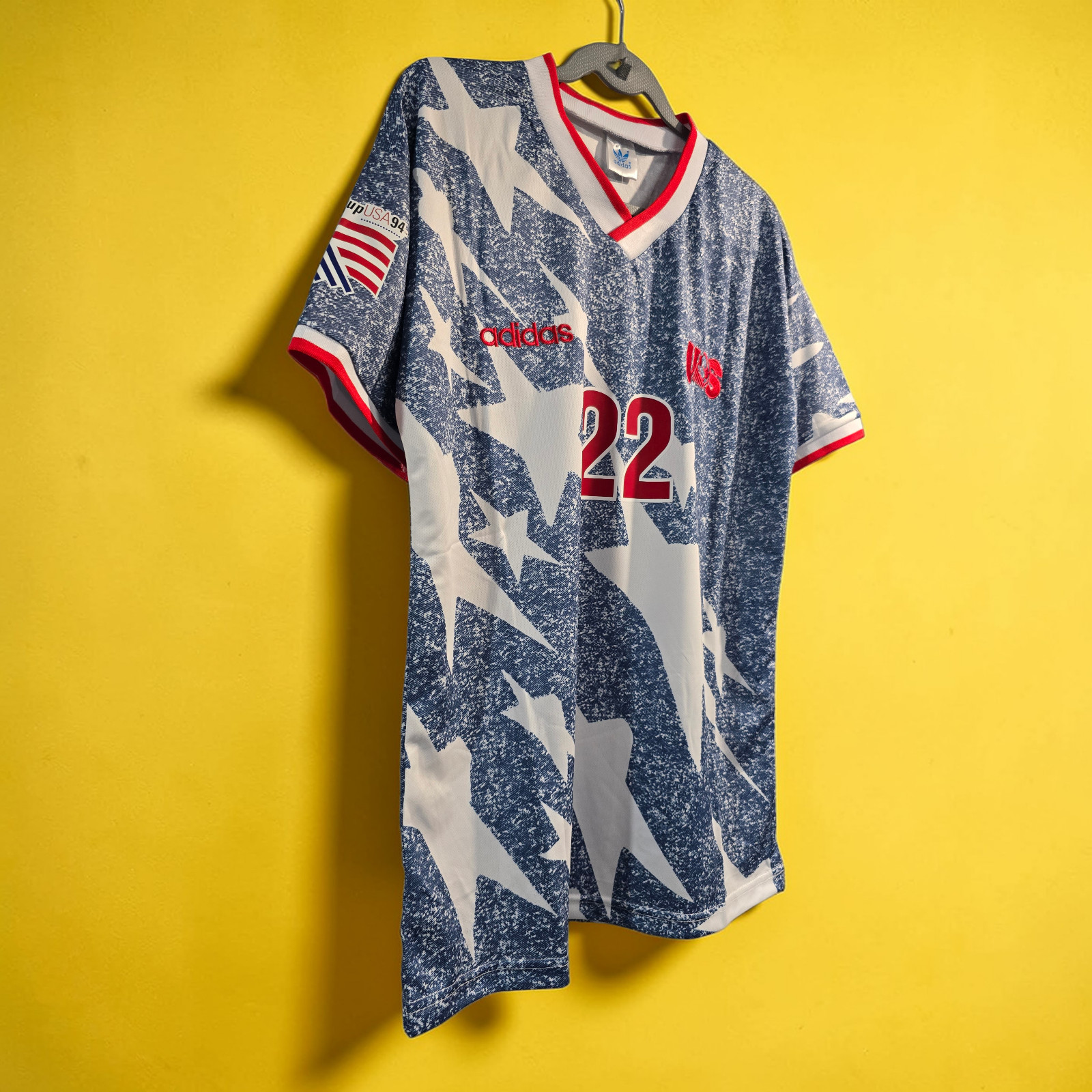 National Team USA Away - World Cup 1994 - Soccer - LALAS #22 - XL (Run Small)