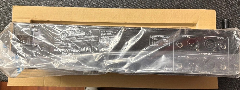Marathon Professional Signal Processor Rack Unit DJ Audio Equalizer / Crossover
