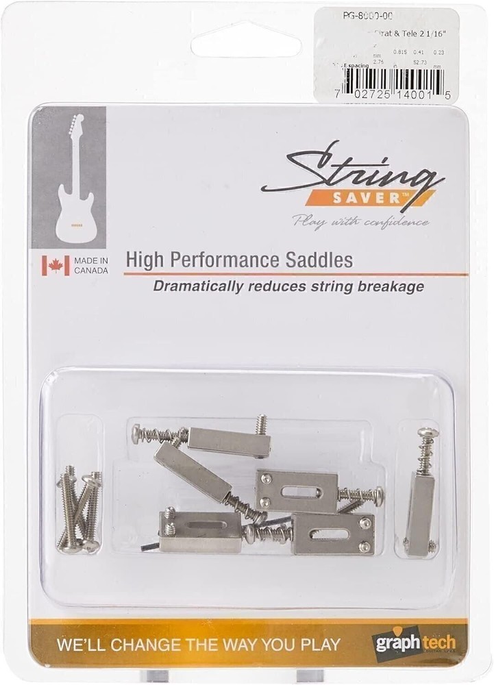 Graphtech String Saddles for Electric Guitar (PG-8000-00)