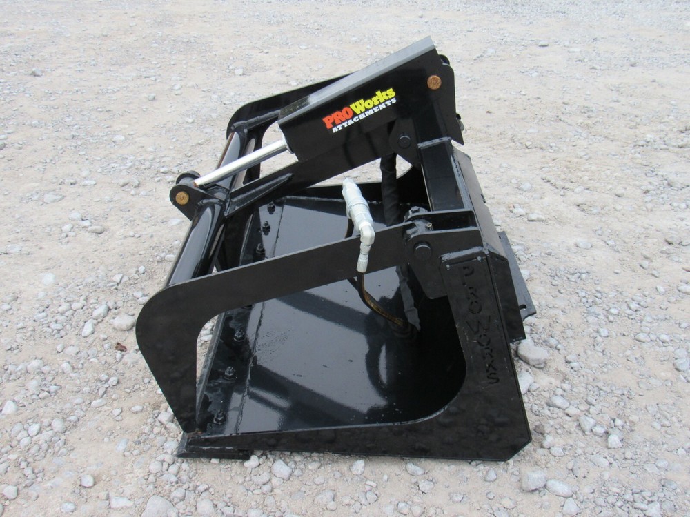 48" Solid Bottom Bucket Grapple Attachment Fits Toro Dingo Mini Skid Steer