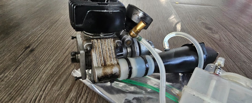 nitro engine 1/8 non tested no pull starter built in primer