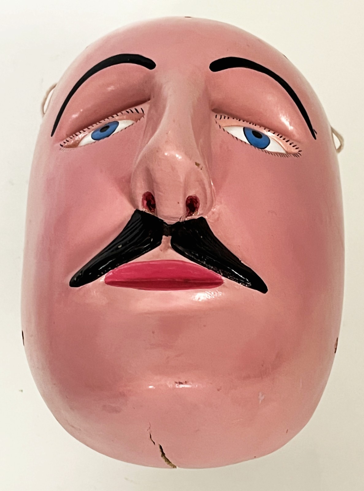 FELIPE HORTA TOCUARO MICHOACAN CURPITES WOOD DANCE MASK MEXICAN FOLK ART VIEJITO