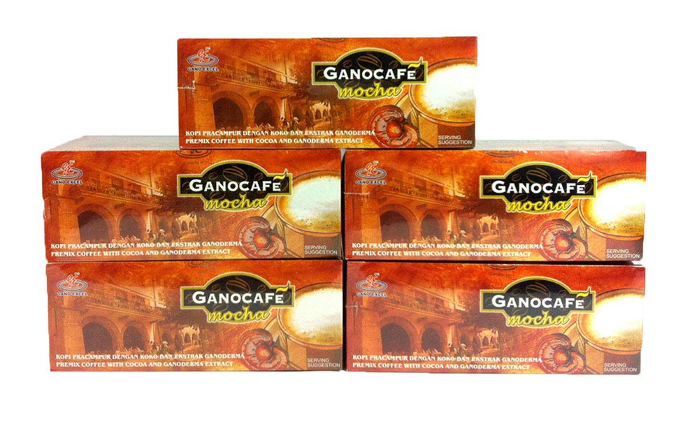 Ganoderma Mocha Coffee - 5 Boxes of Rich Coffee Bliss