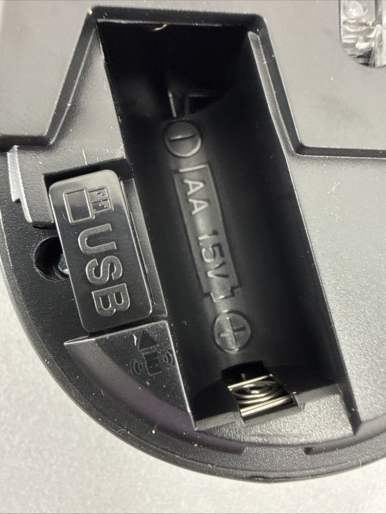 Black Sparkle LEADSAIL Wireless Optical Mouse with USB Receiver Model E701