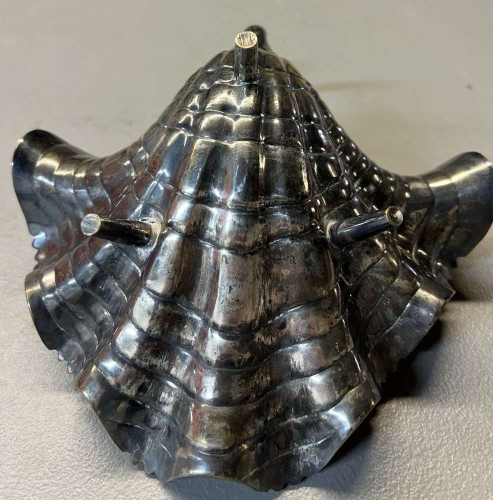 Silverplated Peacock Serving Bowl Dish Trinket Dish