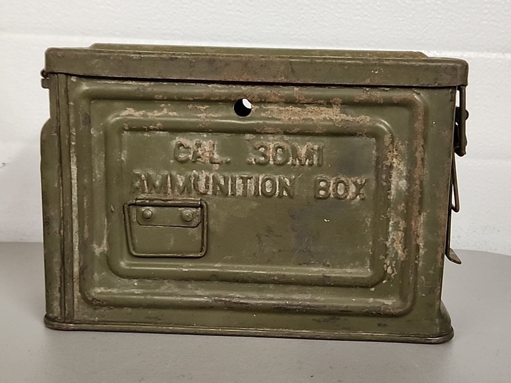 Original WWII US Army .30 CAL Browning Ammo Carry Can Reeves