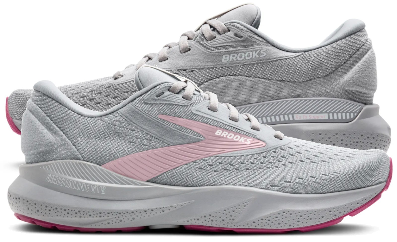 Brooks Adrenaline GTS 24 Women's Alloy/White/Zephyr, Multiple sizes, New In Box