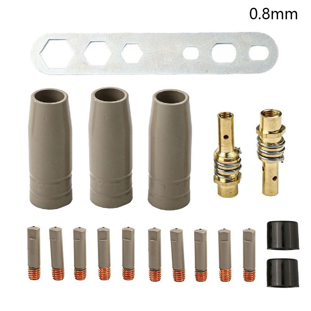 Nonstick Welding Nozzle Protection Nozzle Set Low Impurity Copper Tips