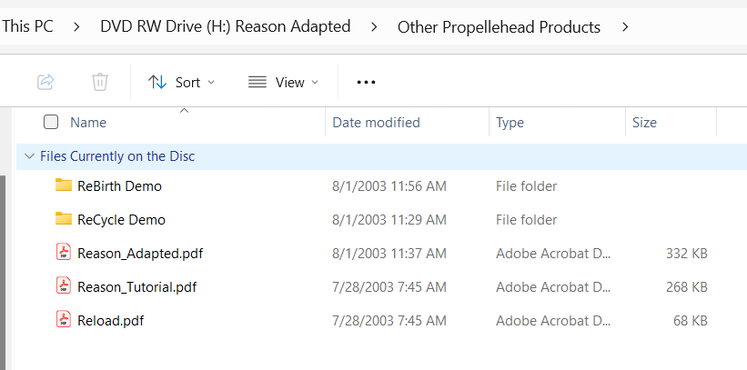 Reason Adapted Software - Windows/Mac OS