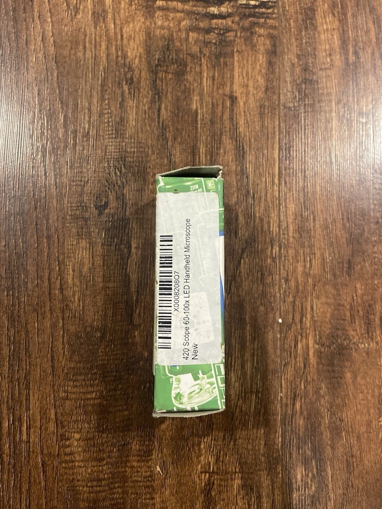 Carson Micromax 60x-75x Zoom Microscope LED Lighted Pocket Microscope MM-200