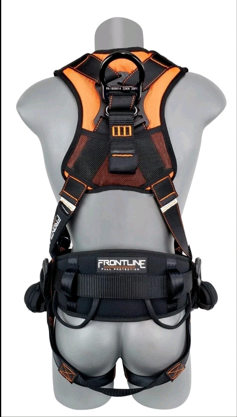 Frontline 110CTB Size M/L Combat Lite Full Body Harness all Aluminum Hardware