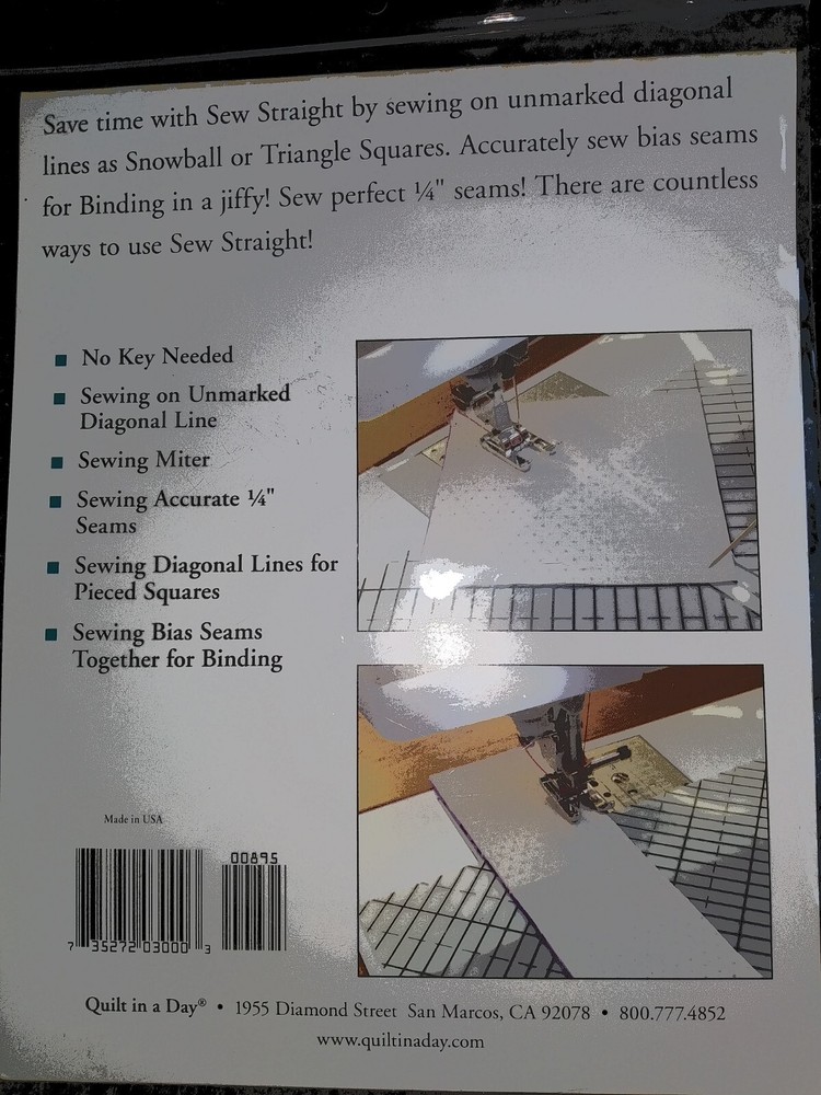 Quilt In A Day Sew Straight Ruler 1-Pack