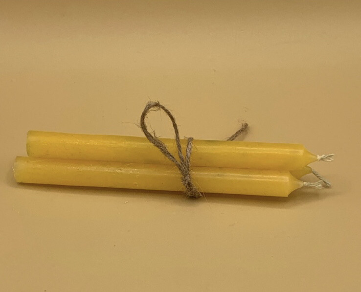 3pc Yellow 5” Chime Spell Candles