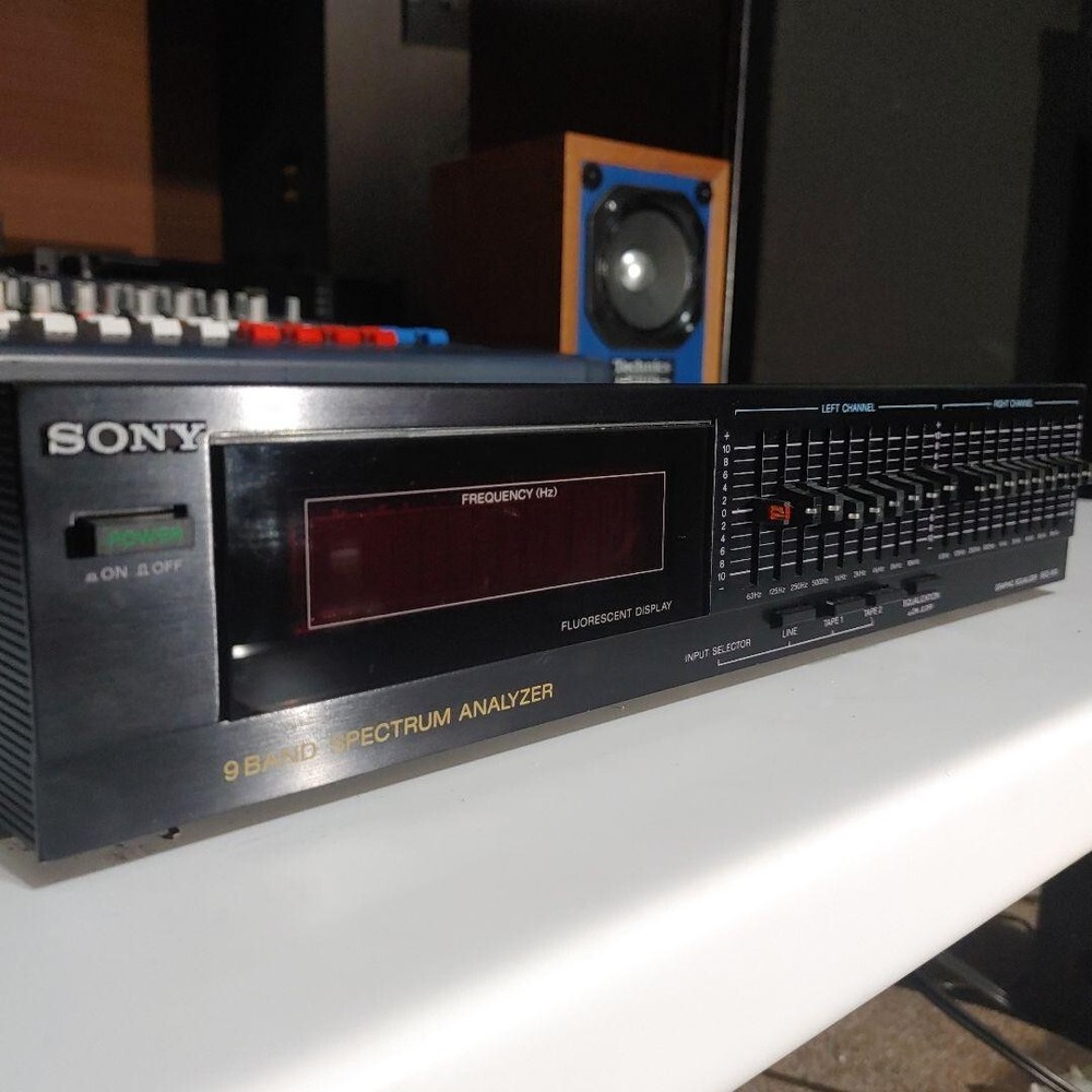 SONY SEQ-910 Graphic Equalizer 9Band Spectrum Analyzer - Checked and Working