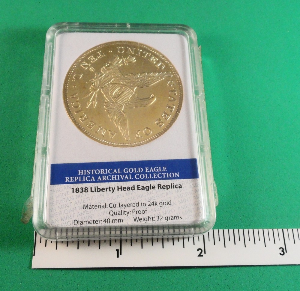 FANTASY COIN: AMERICAN MINT LTD. ED. 1838 US EAGLE PROOF