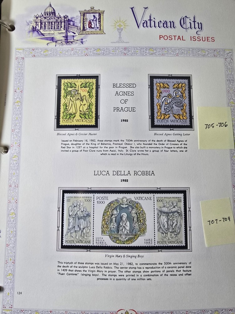 Joystamp: Pristine White Ace Vatican City Album 1976-83 MNH (Select option)
