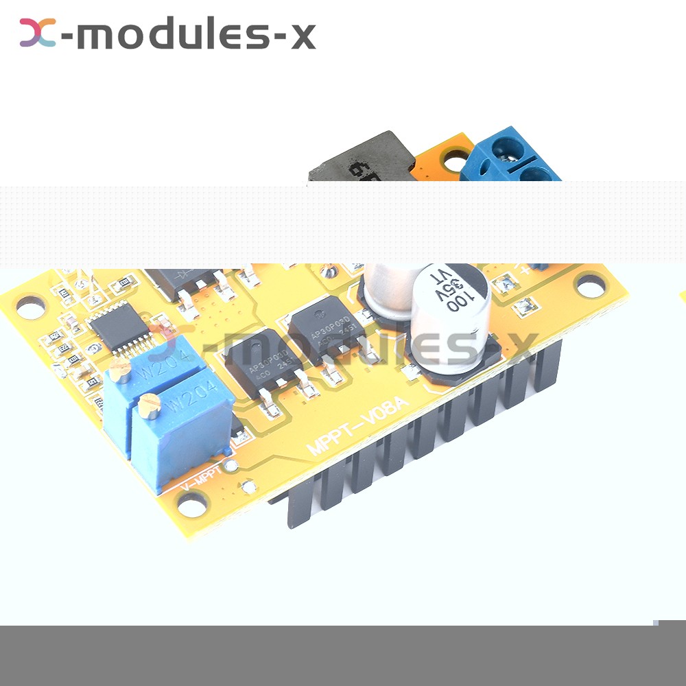 100W 5A MPPT Solar Panel Regulator Controller Battery Charging Switch DC 8-28V