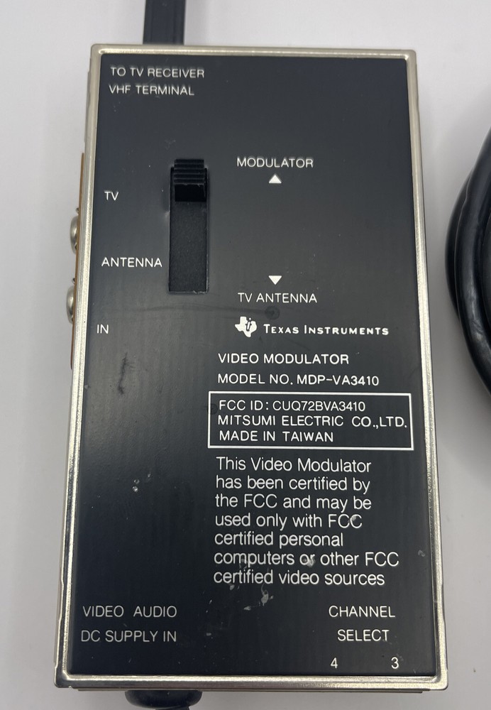 Texas Instruments Video Modulator MDP-VA3410 TI-99/4A