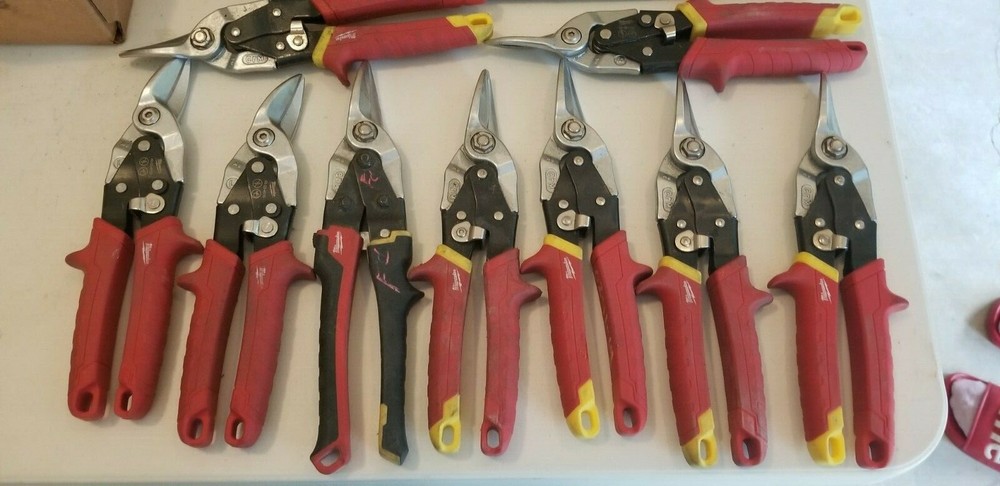 Milwaukee Snips Shears Left OR Straight Cutting Aviation