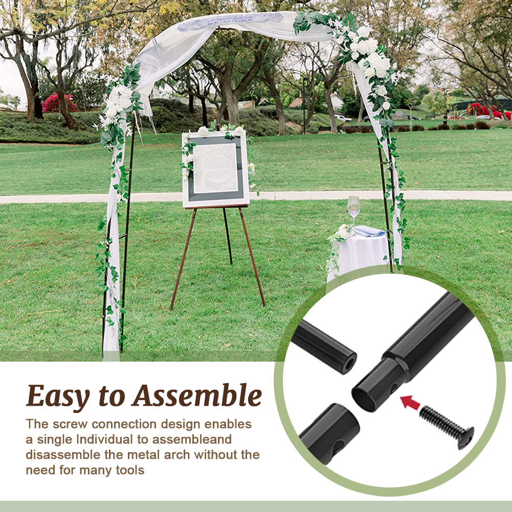 Wedding Arch Metal Garden Arch Garden Arbor Trellis For Climbing Plants