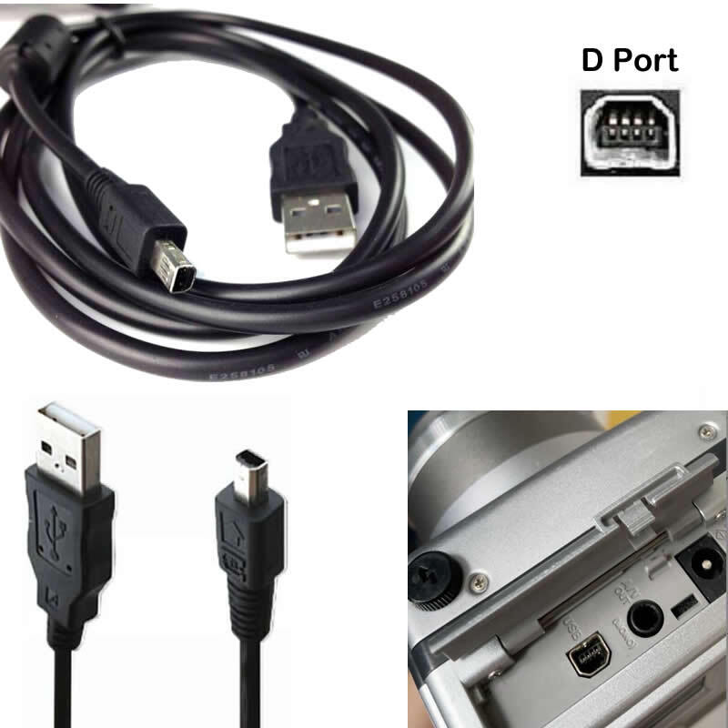 USB Cable Data Cord D Port For Kodak Printer Dock 6000 Dock II Dock 2 4000 6000