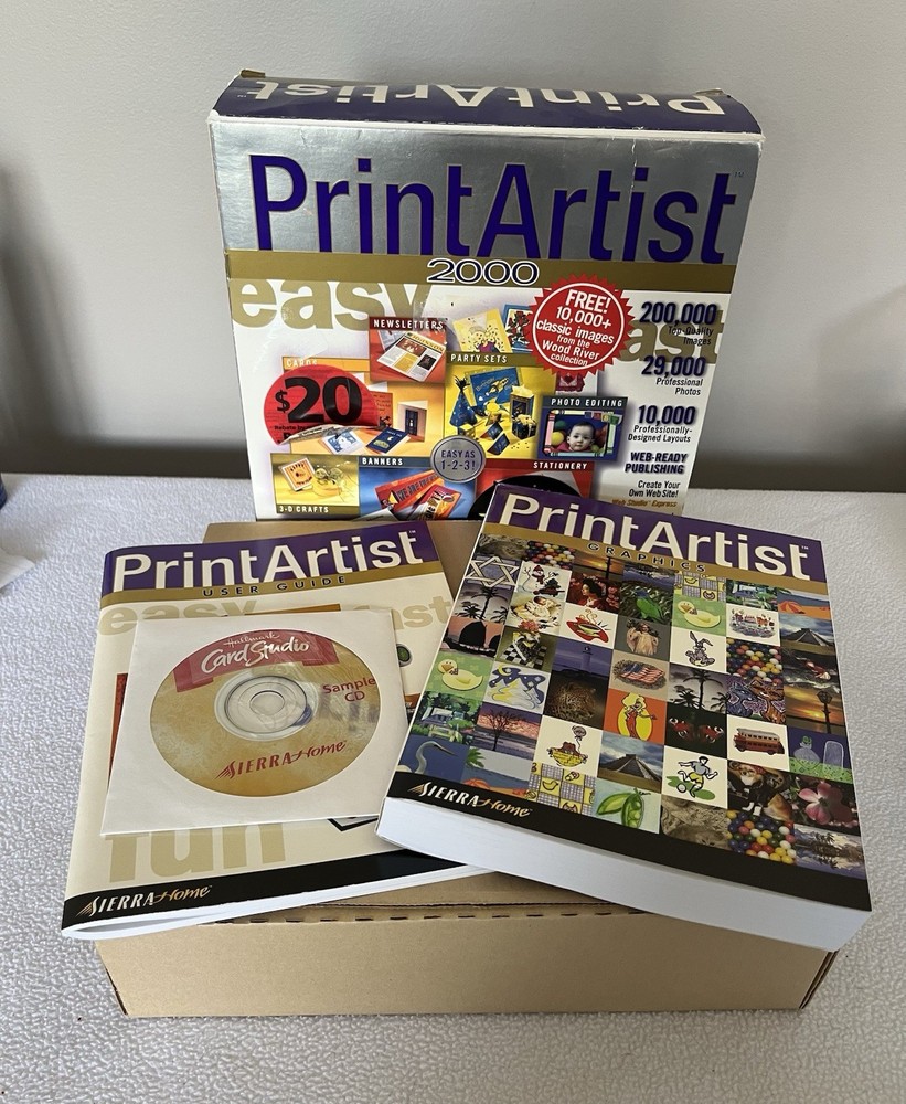 2000 Print Artist Software