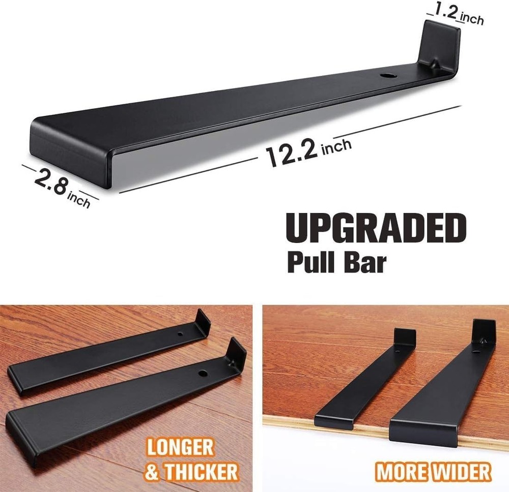 44-Piece Upgraded Laminate Wood Flooring Installation Kit with Solid Tapping ...