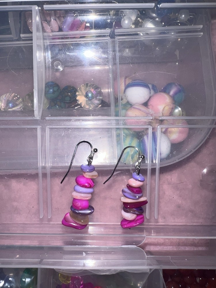 Handmade Crystal & Sterling Silver Earrings