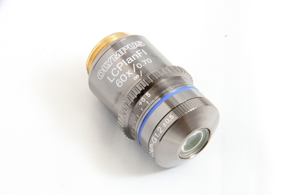 Olympus LCPlanFl 60x / 0.70 LC Plan FL Microscope Objective Lens #5614
