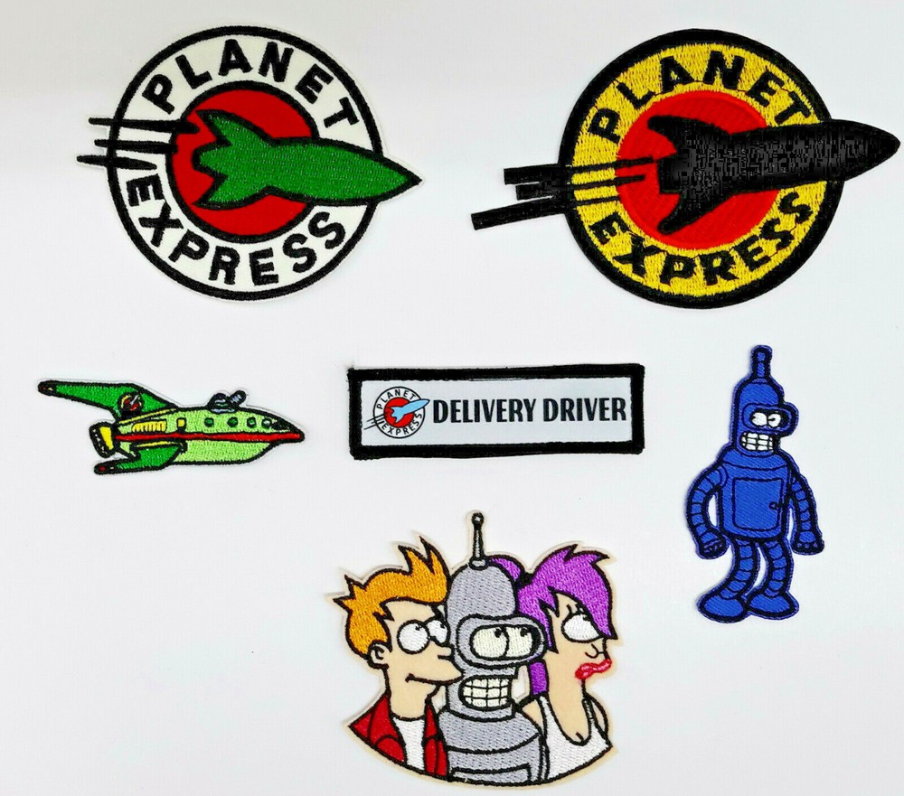 Futurama TV Series Patch Collection - 8 Different -- Your Choice