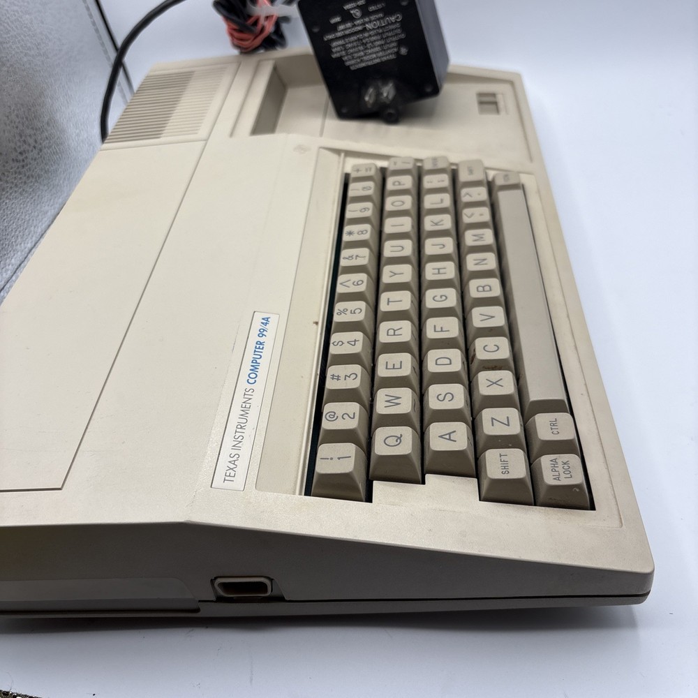Texas Instruments Computer 99/4A, Untested, W/ Power Adapter & Car Wars, Othello