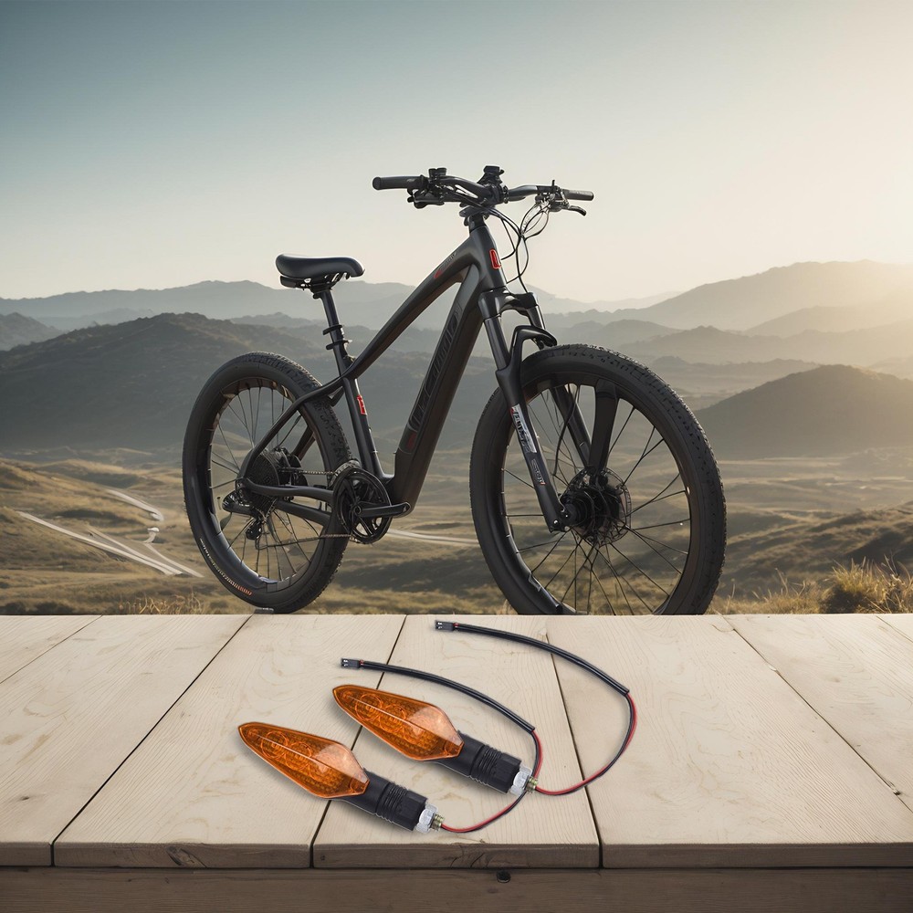 Ebike Rear Light with Indicator Functionality Supports Multiple Voltages