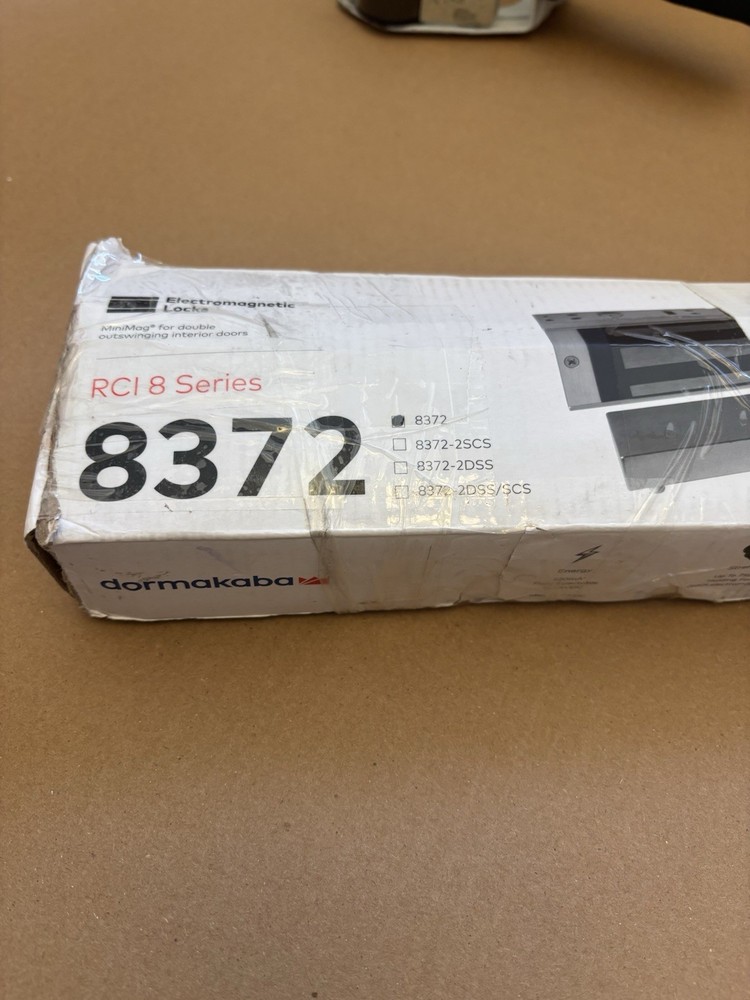Dormakaba 8372 x 28 Electromagnetic Lock Surface Mount Double Outswing ￼