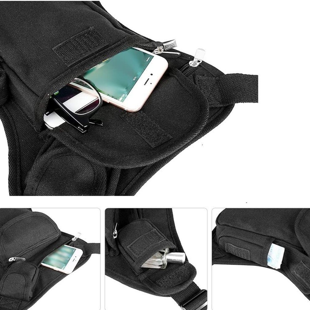 Breathable Thigh Pack with Adjustable Straps and Pockets