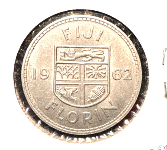 Fiji 1962 florin KM 24 Unc