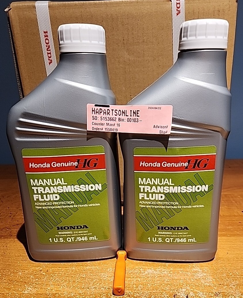 2QTS OEM Honda MTF Manual Transmission Fluid NEW 08798-9031
