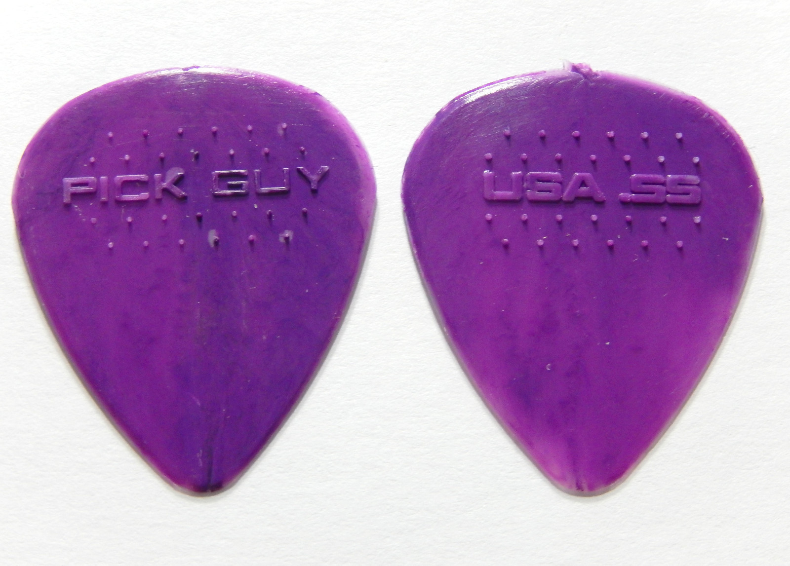 12 pk Extreme Grip Guitar Picks .55mm 351 Shape by PICK GUY - Pics Plectrums