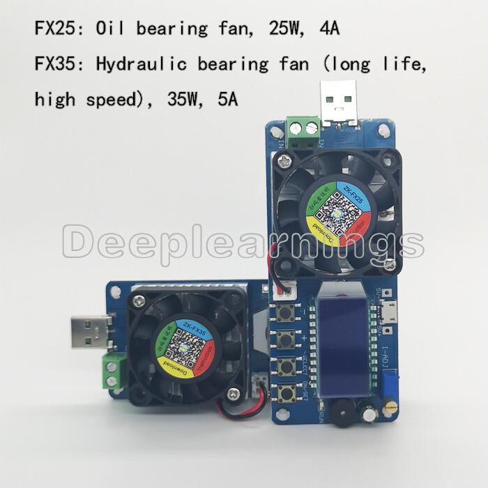 4A 25W / 5A 35W Digital Electronic Load Power Battery Tester Adjustable Resistor