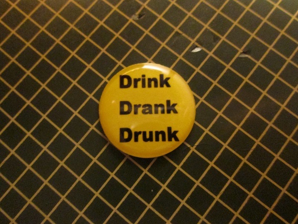 GOLF / DRINK DRANK DRUNK Logo Golf Ball Marker!