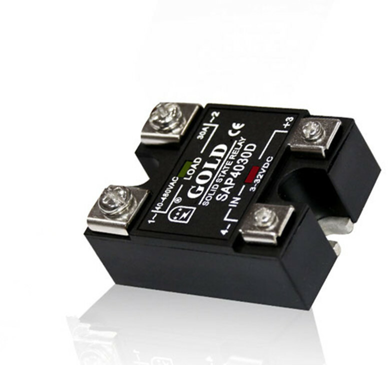 GOLD Single-phase Solid State Relay Model SAP4030D 30A DC Control AC