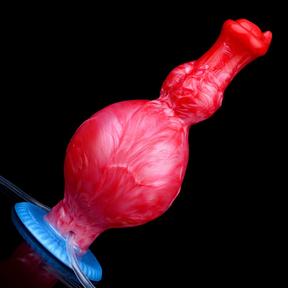 Inflatable Ejaculating Dildoe Realistic Squirting With Suction Cup Use Lubricate