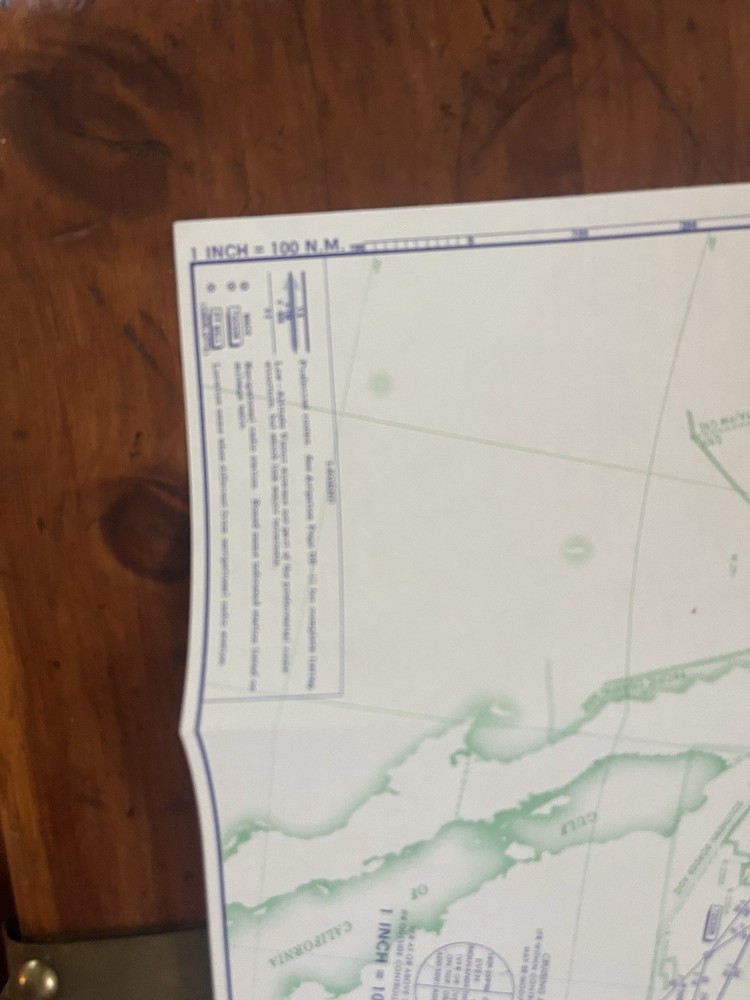 Cessna Flight Plotter Computer 1959 with 2 Vintage Jepco Low Altitude Nav Maps