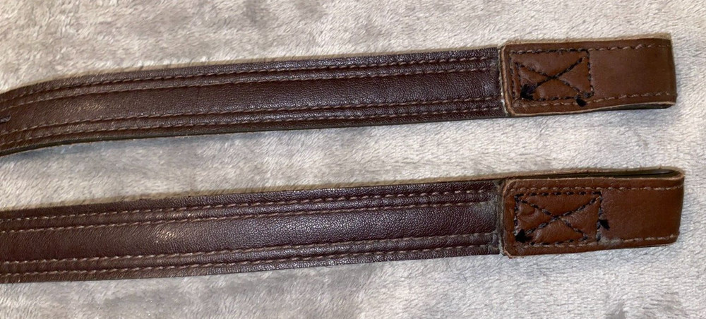 BATES BROWN LEATHER WEBBERS