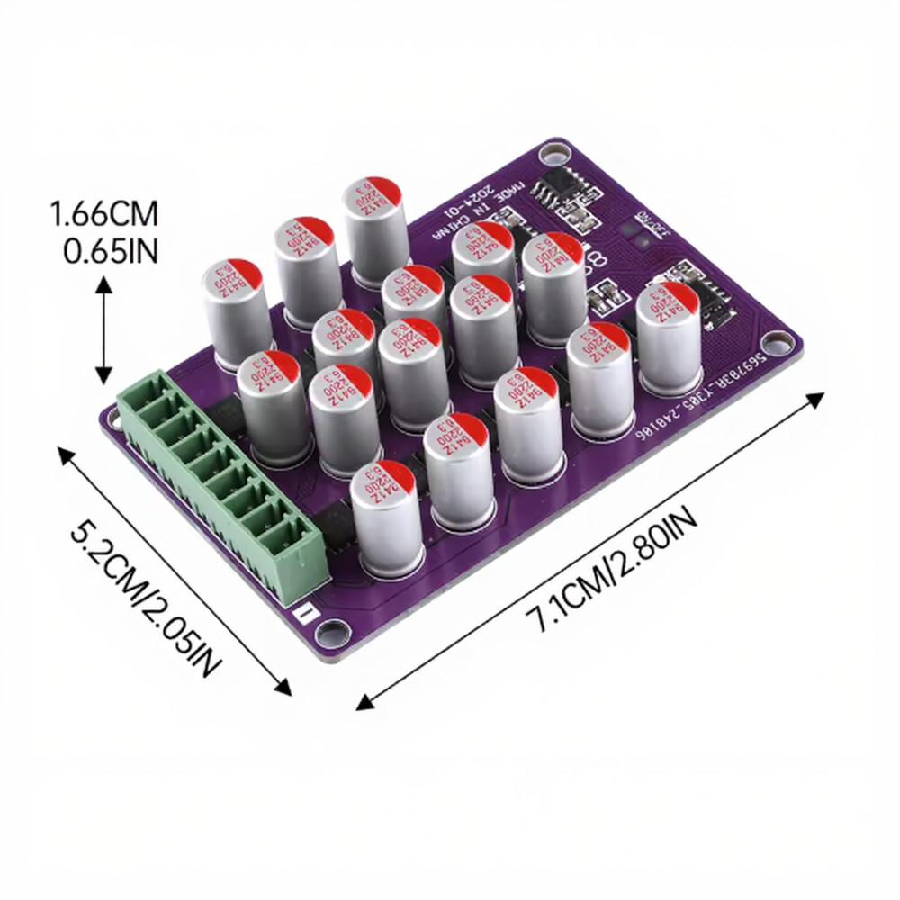 Lithium Battery Equalizer Board 6A Max Balancing Current 2.5V 4.4V Support