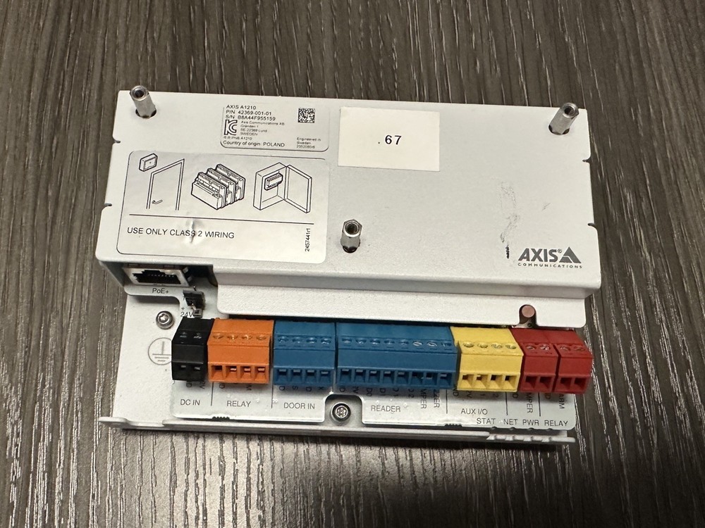 AXIS A1210 Genetec Single Door Network Controller Defaulted