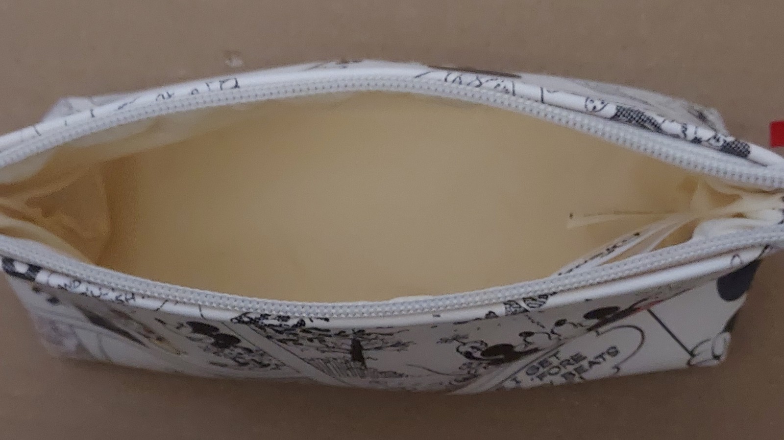 Disney Mickey Mouse vegan leather Cosmetic Bag Zip Pouch