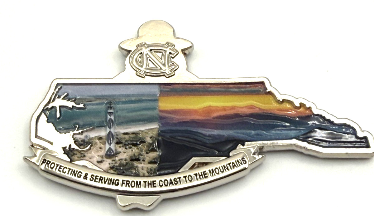G29 North Carolina Highway Patrol State Police Coast to Mountains Challenge Coin